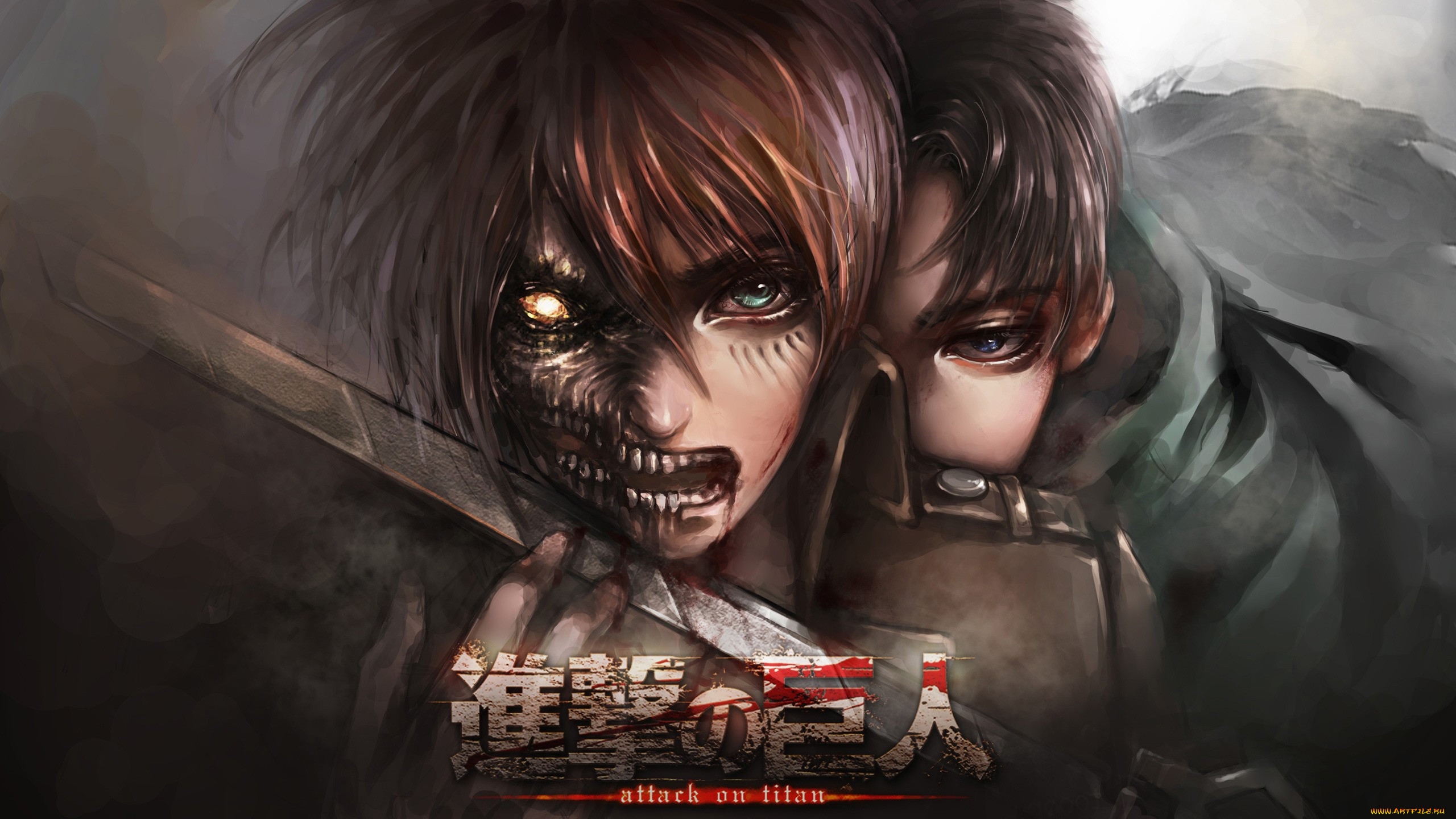 Обои Аниме Shingeki no Kyojin, обои для рабочего стола, фотографии аниме, shingeki  no kyojin, атака, титанов Обои для рабочего стола, скачать обои картинки  заставки на рабочий стол.